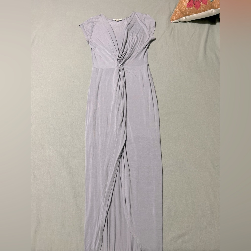 Gorgeous front twist knot high low dress